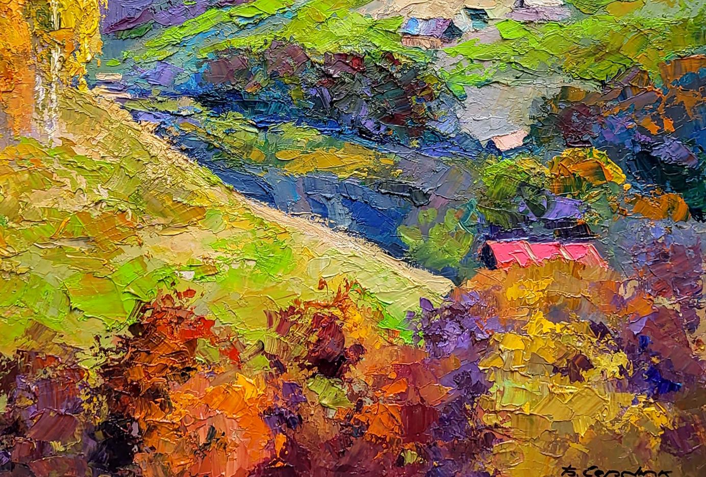 Autumn Mountain Landscape 