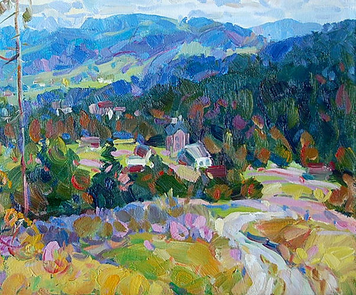 Oil painting In the Carpathians Artim Dmitry