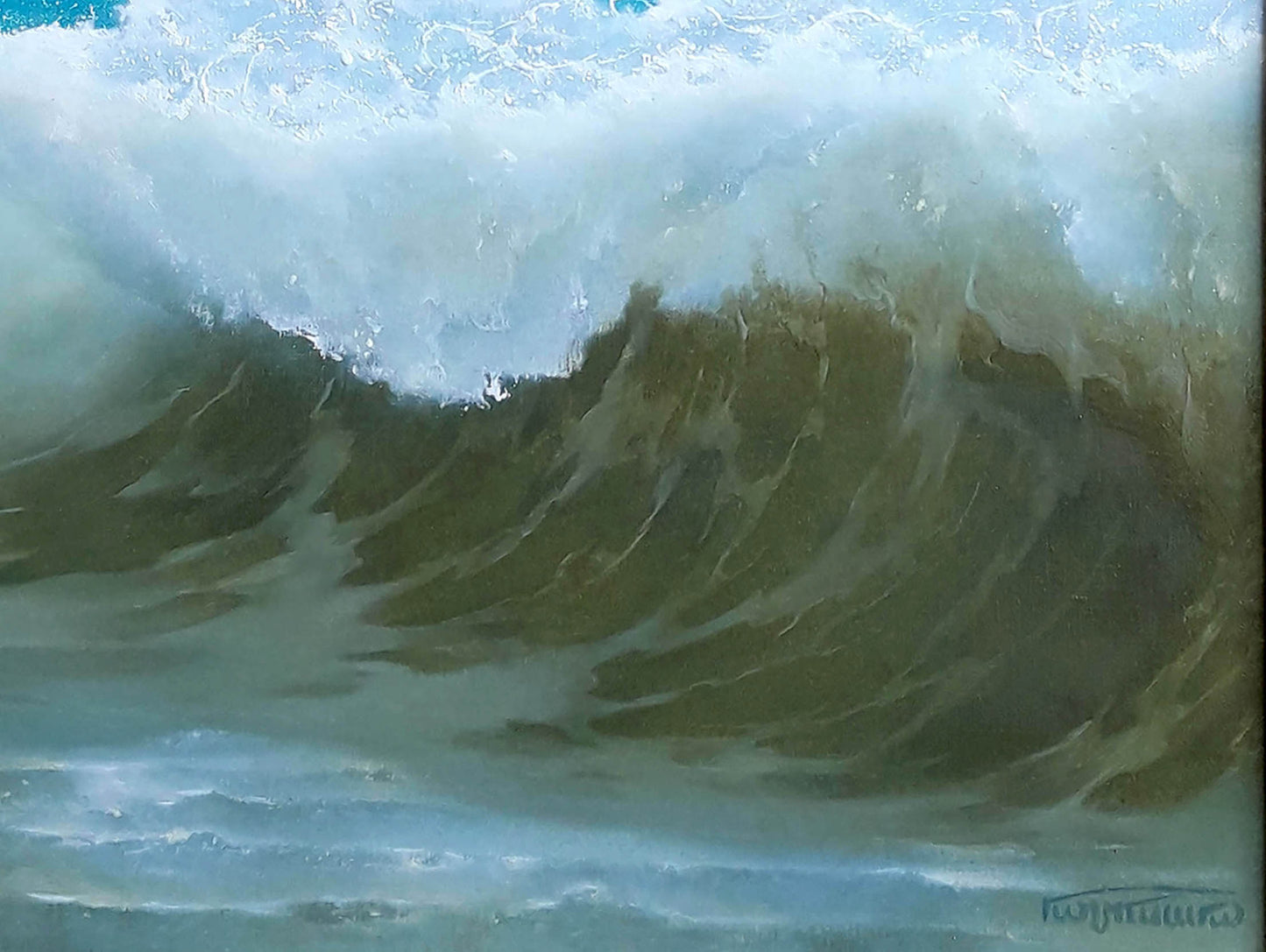Oil painting The magic of the waves Korkishko Vasily