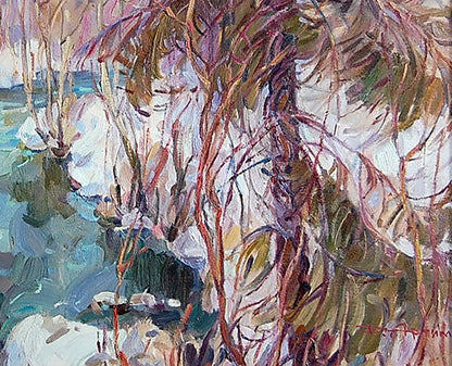 Oil painting Spring waters Artim Dmitry
