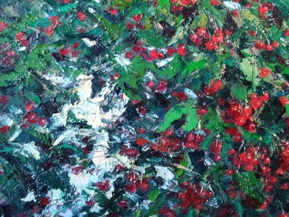 Oil painting Cherry time Alexander Nikolaevich Cherednichenko