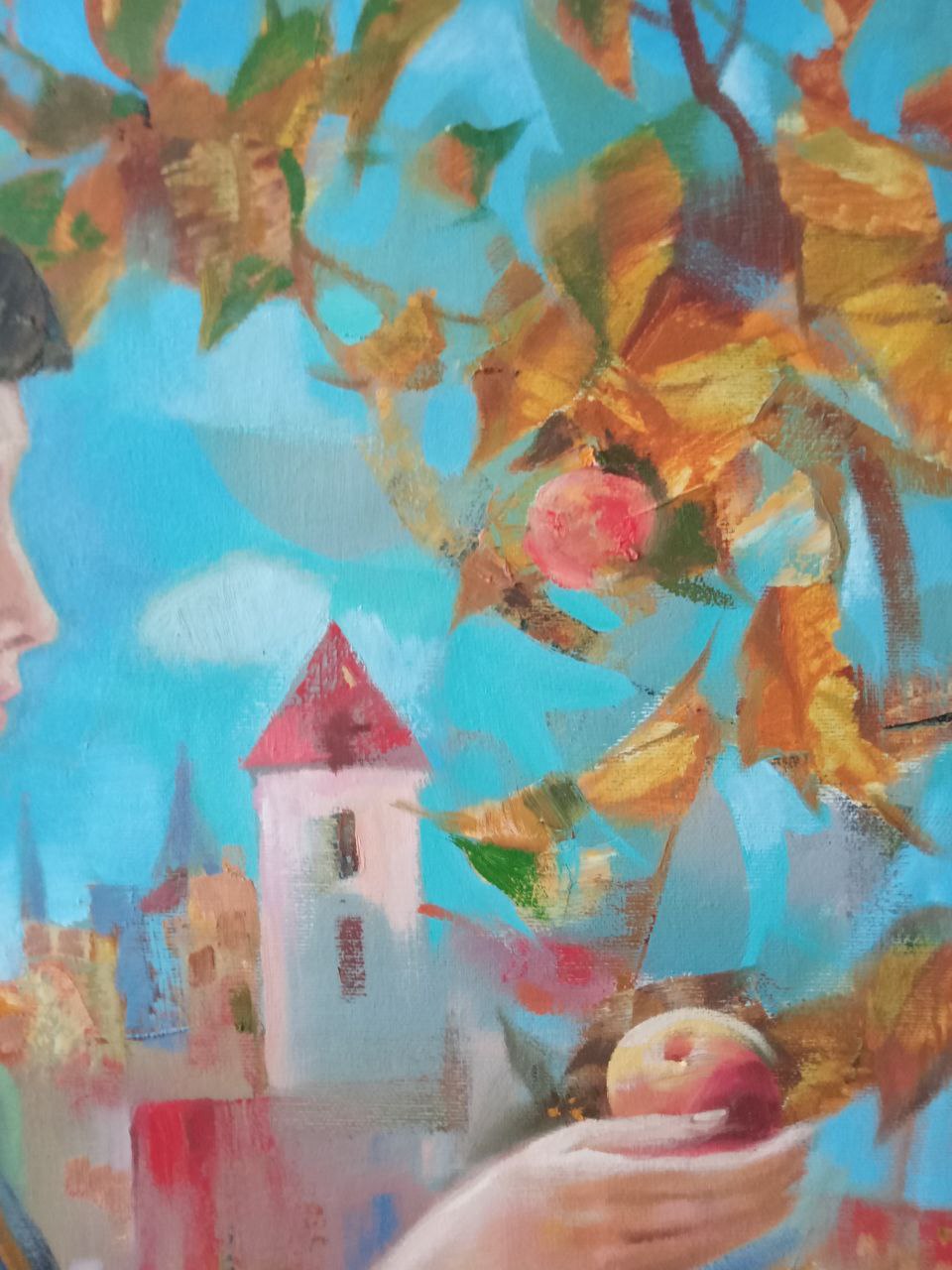 Oil painting Apple tree Anatoly Borisovich Tarabanov