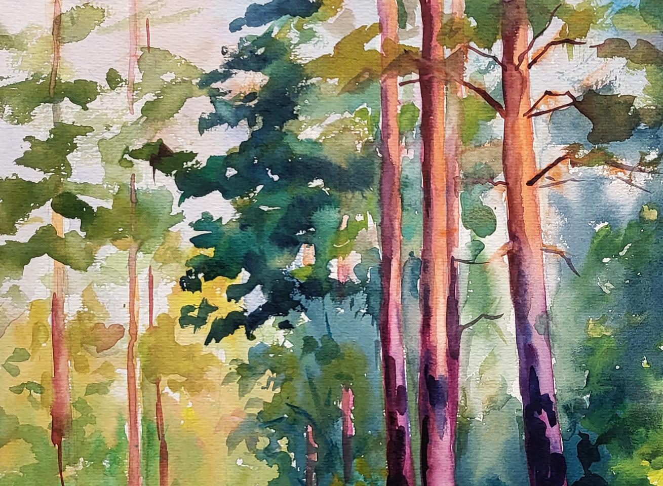 Watercolor painting