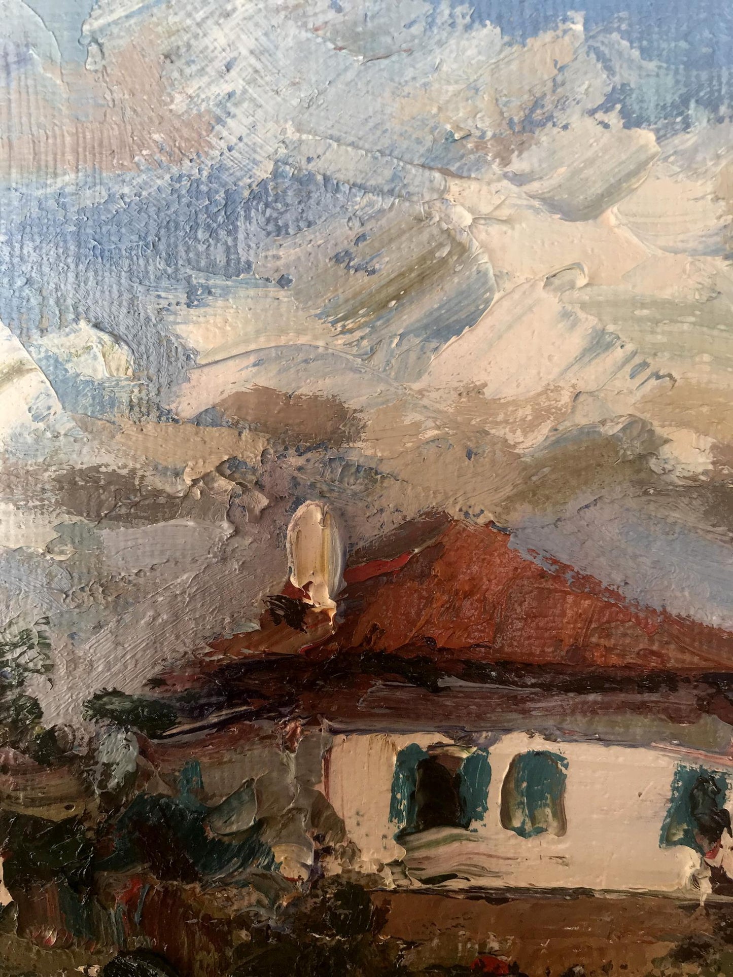 Oil painting Windy Alexander Nikolaevich Cherednichenko