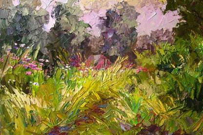 Oil painting Trailway in the grass / Serdyuk Boris Petrovich