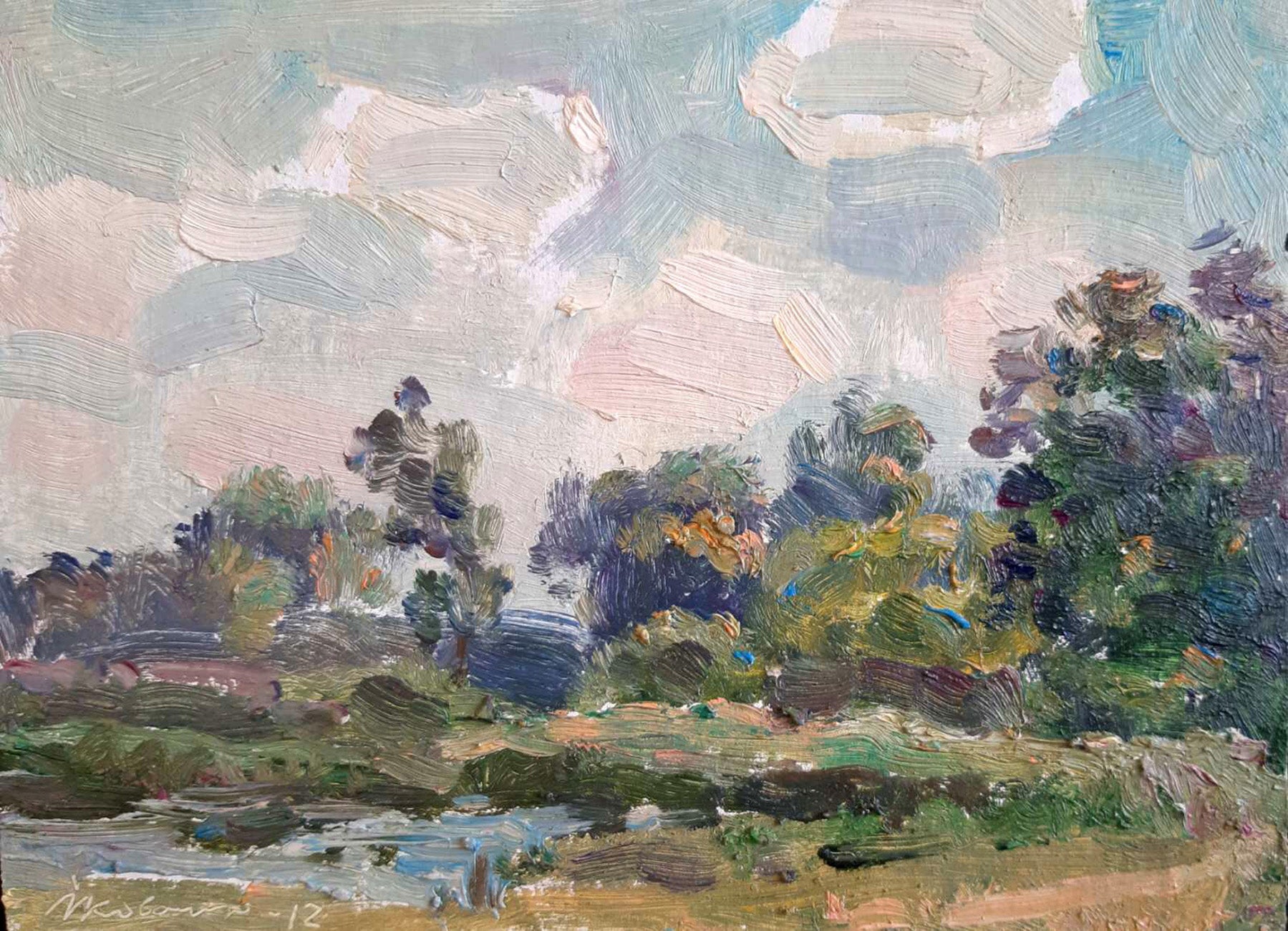 Oil painting Landscape Kovalenko Ivan Mikhailovich