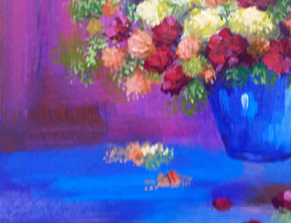 Oil painting Bouquet of flowers Zadorozhnya V. V.