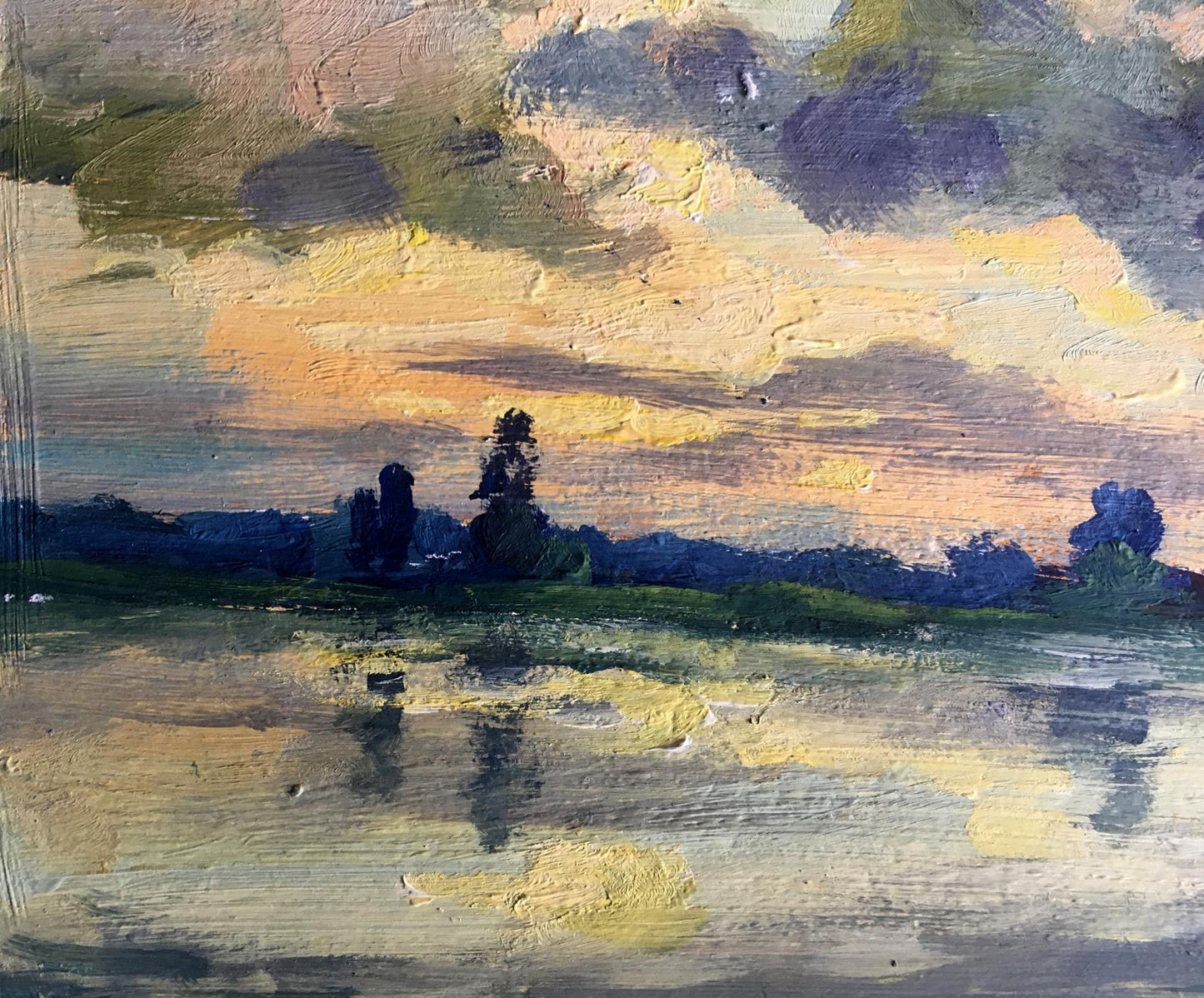 Oil painting Before the rain Svetlana Gramm