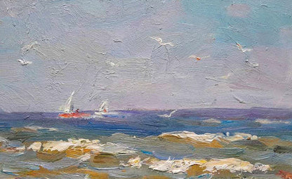 Oil painting Coast of Odessa Kovalenko Ivan Mikhailovich