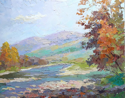 Oil painting Autumn Gold Serdyuk Boris Petrovich
