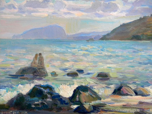 Oil painting Crimea. After rain Anatoly Kymnatny