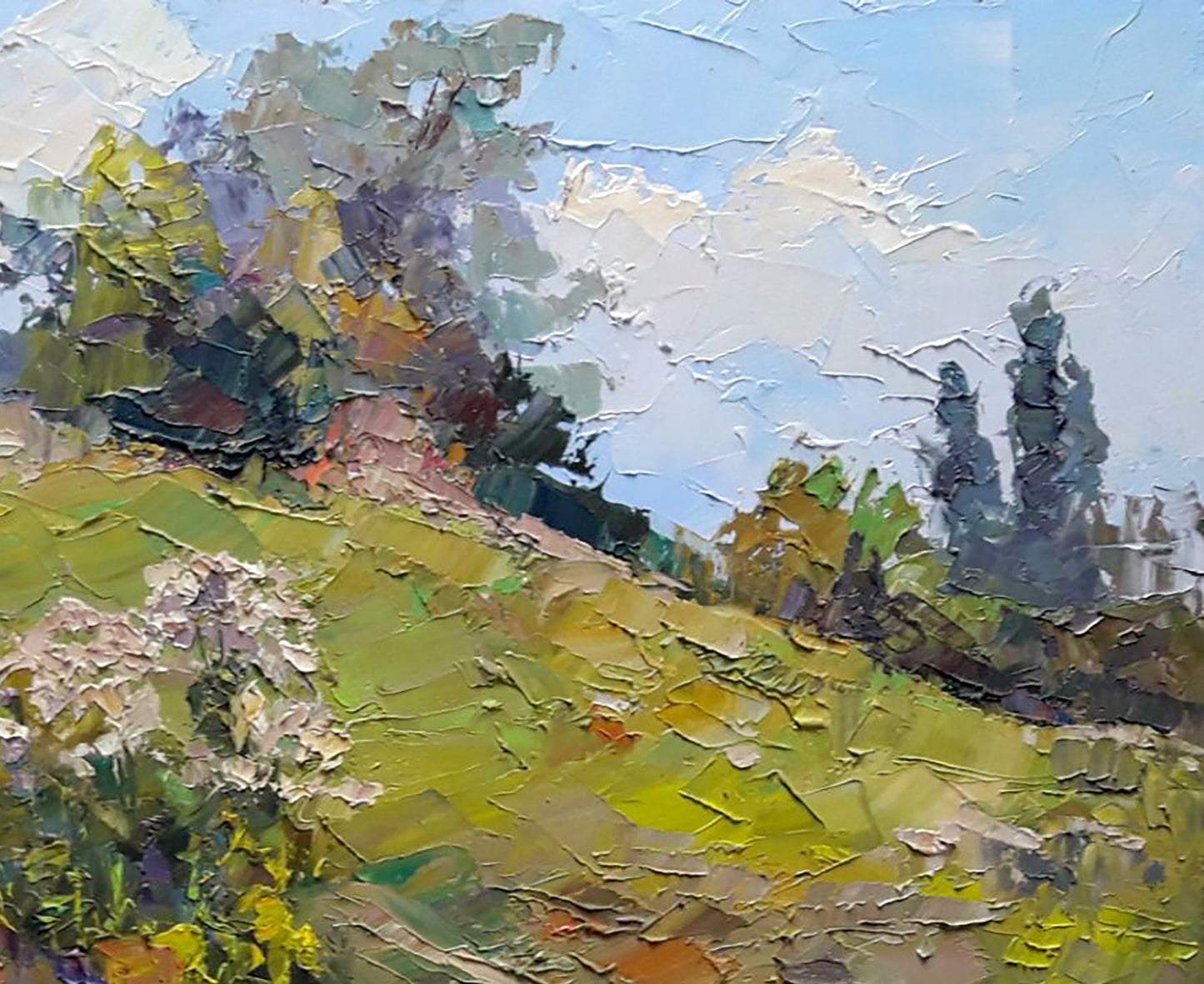 Oil painting Downhill path Serdyuk Boris Petrovich