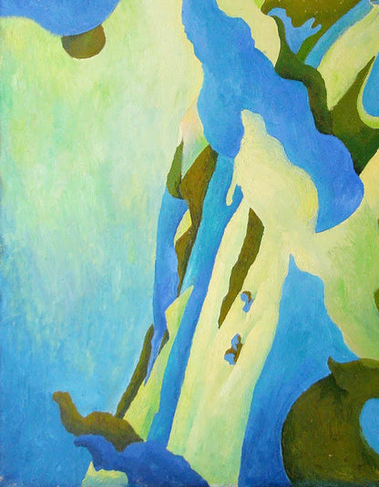 Abstract oil painting Poplar Varvarov Anatoly Viktorovich
