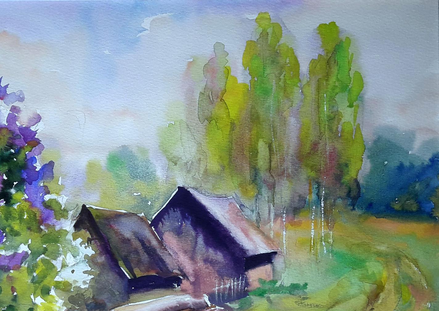 Village landscape 