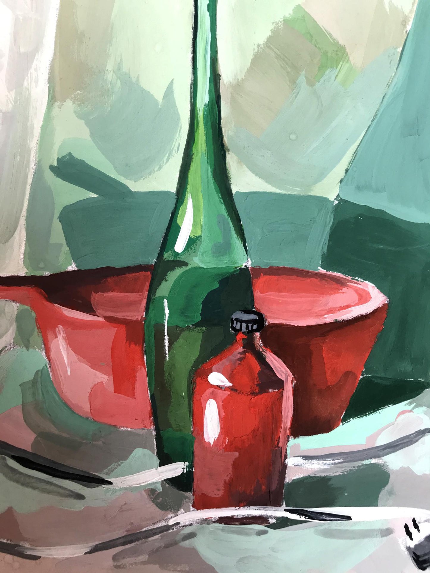 Gouache painting Desktop Unknown artist