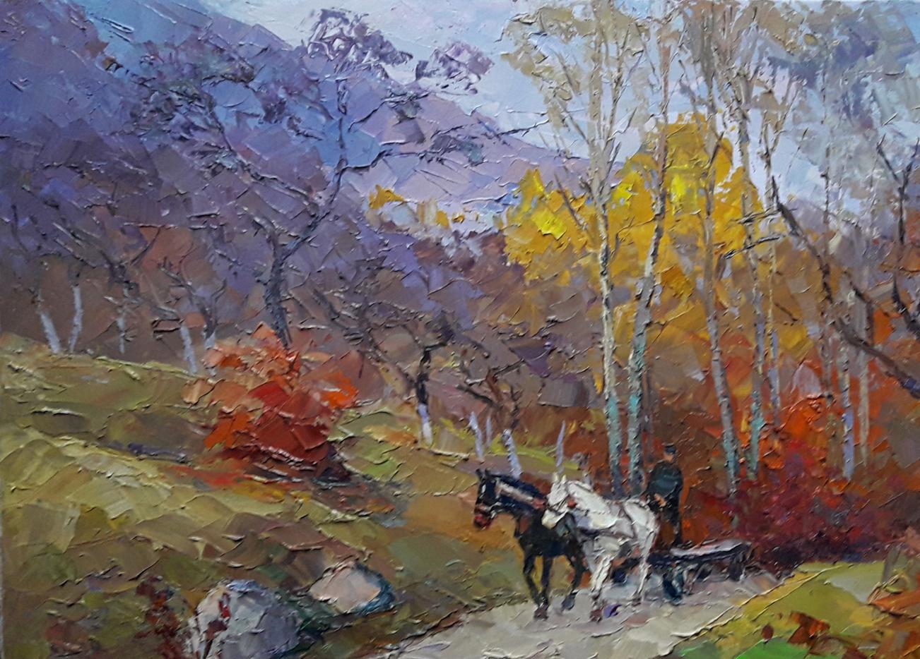 Oil painting Autumn worries Serdyuk Boris Petrovich №SERB 434