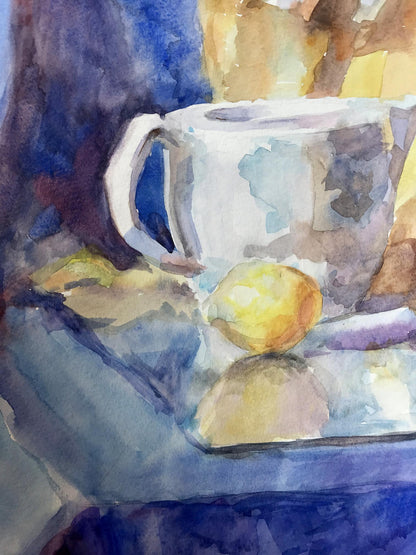 Watercolor painting Tea Parties Unknown artist