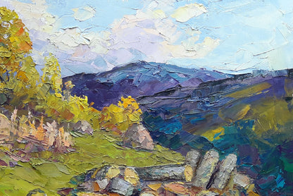 Oil painting Carpathians Serdyuk Boris Petrovich