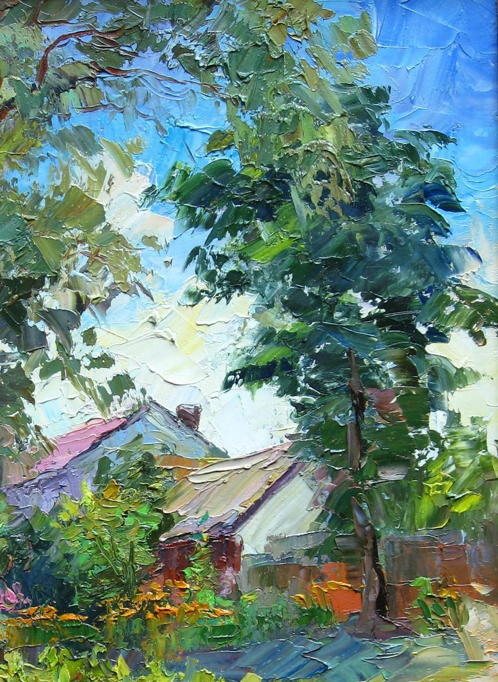 Oil painting Summer day Serdyuk Boris Petrovich №SERB 565