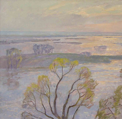 Oil painting Flood Rapoport Boris Naumovich