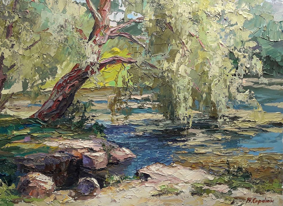 Oil painting Weeping willow / Serdyuk Boris Petrovich