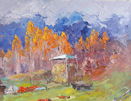 Oil painting Gilded Serdyuk Boris Petrovich