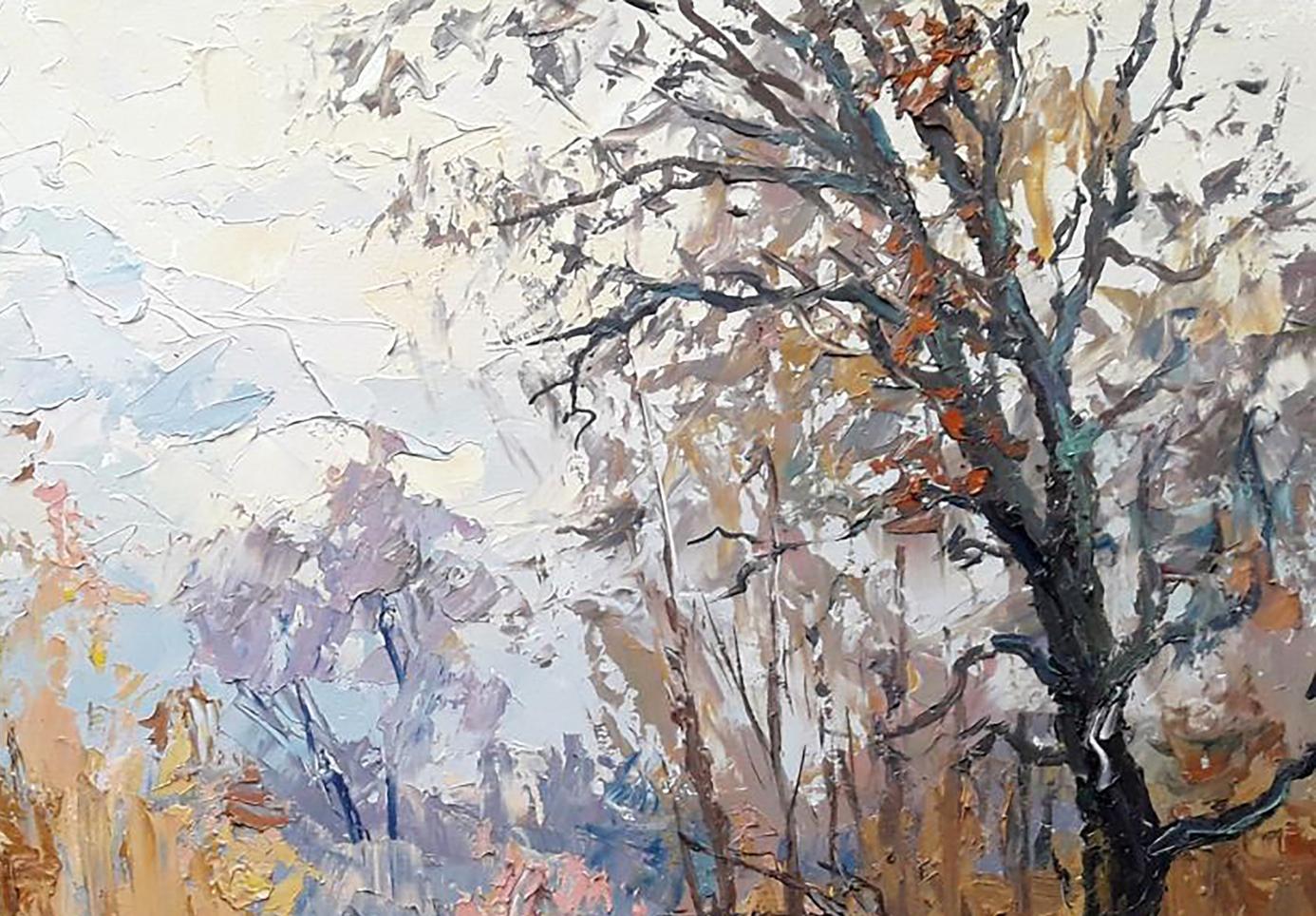 Oil painting Near the river Serdyuk Boris Petrovich