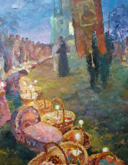 Oil painting Easter Serdyuk Boris Petrovich