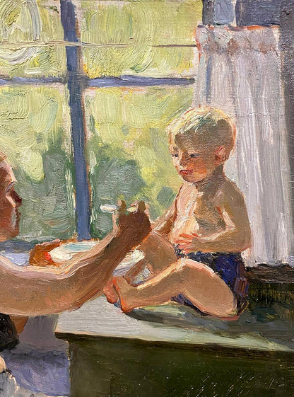 Oil painting Mother Tkachenko Evgeny Nikolaevich
