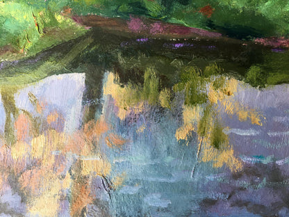 Oil painting Spring landscape Batrakov Vladimir Grigorievich