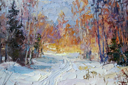 Oil painting Last rays Serdyuk Boris Petrovich