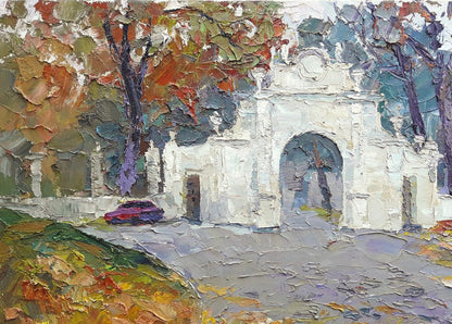Oil painting Vishnevets gate / Serdyuk Boris Petrovich