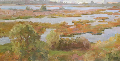 Oil painting Fish lakes Serdyuk Boris Petrovich