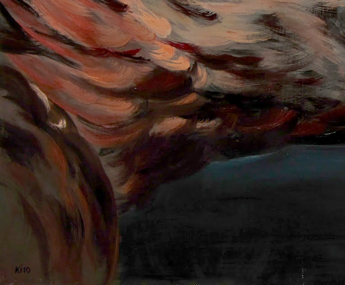 Oil artwork featuring an "Eagle" by Igor Konovalov