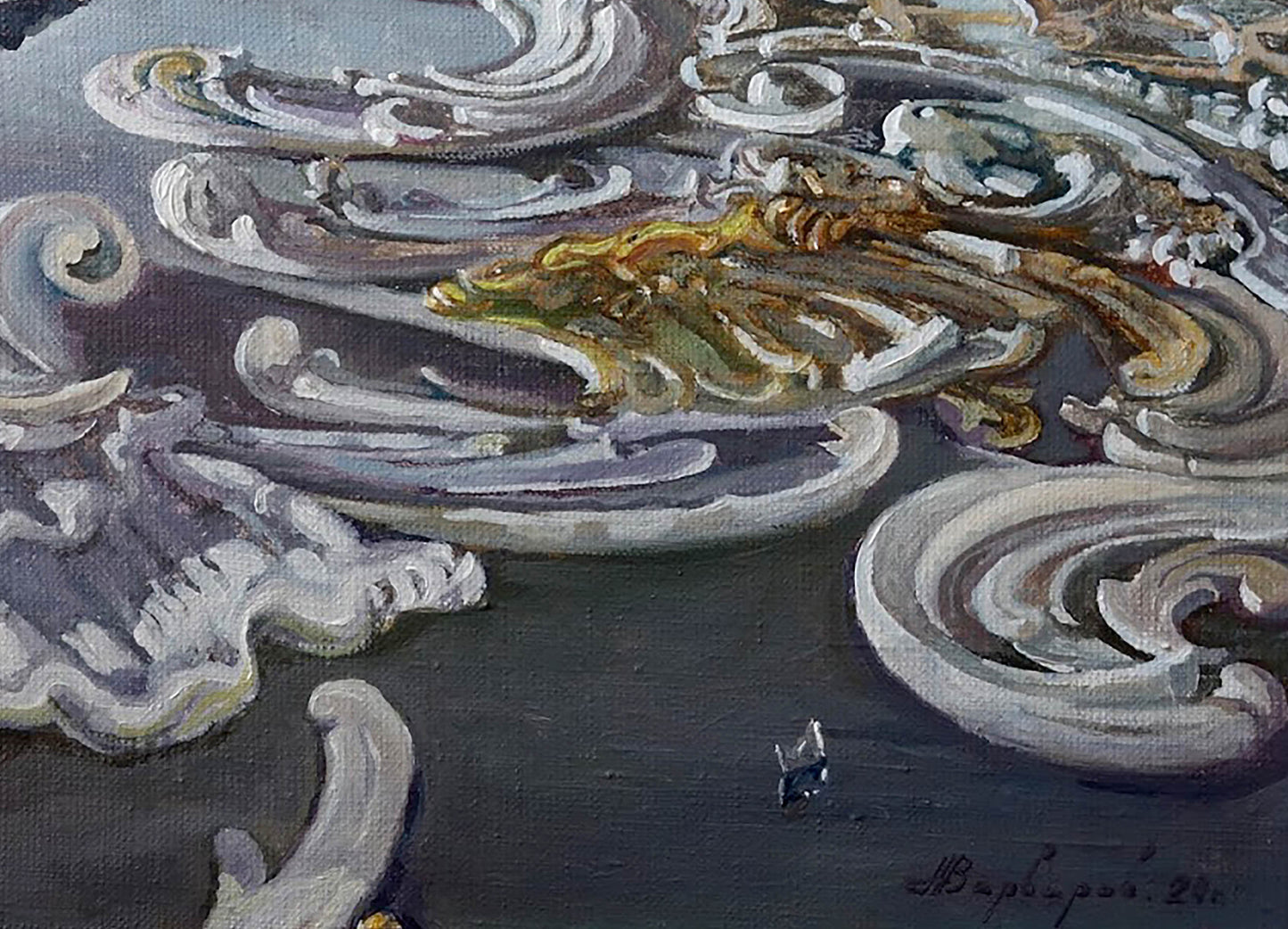 Oil painting Babylon Varvarov Anatoly Viktorovich