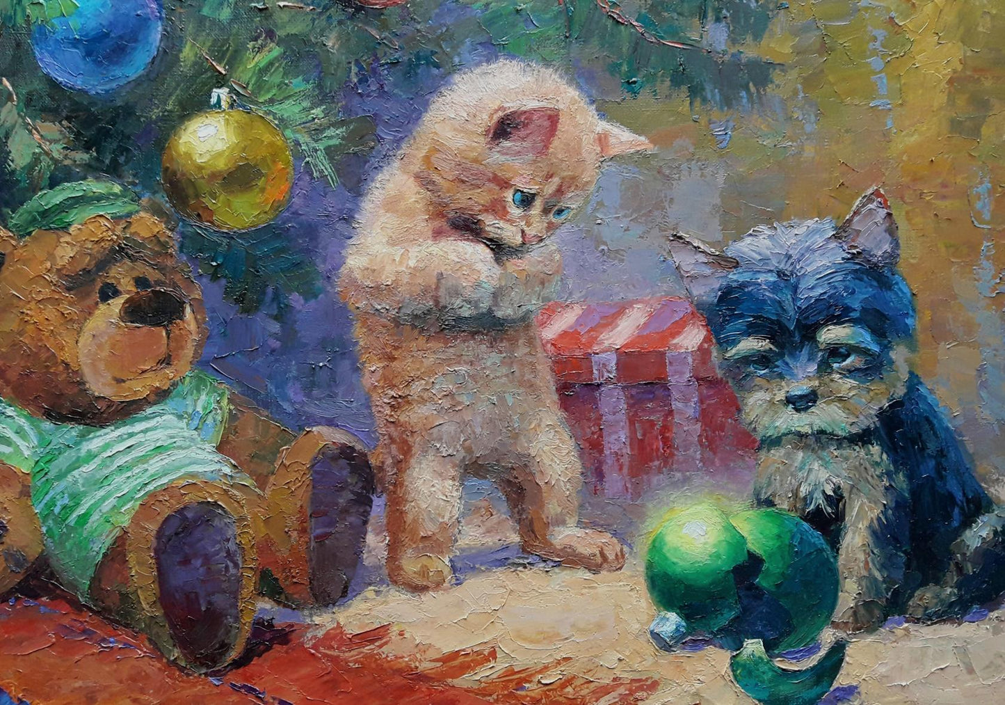 Oil painting Up-with Serdyuk Boris Petrovich