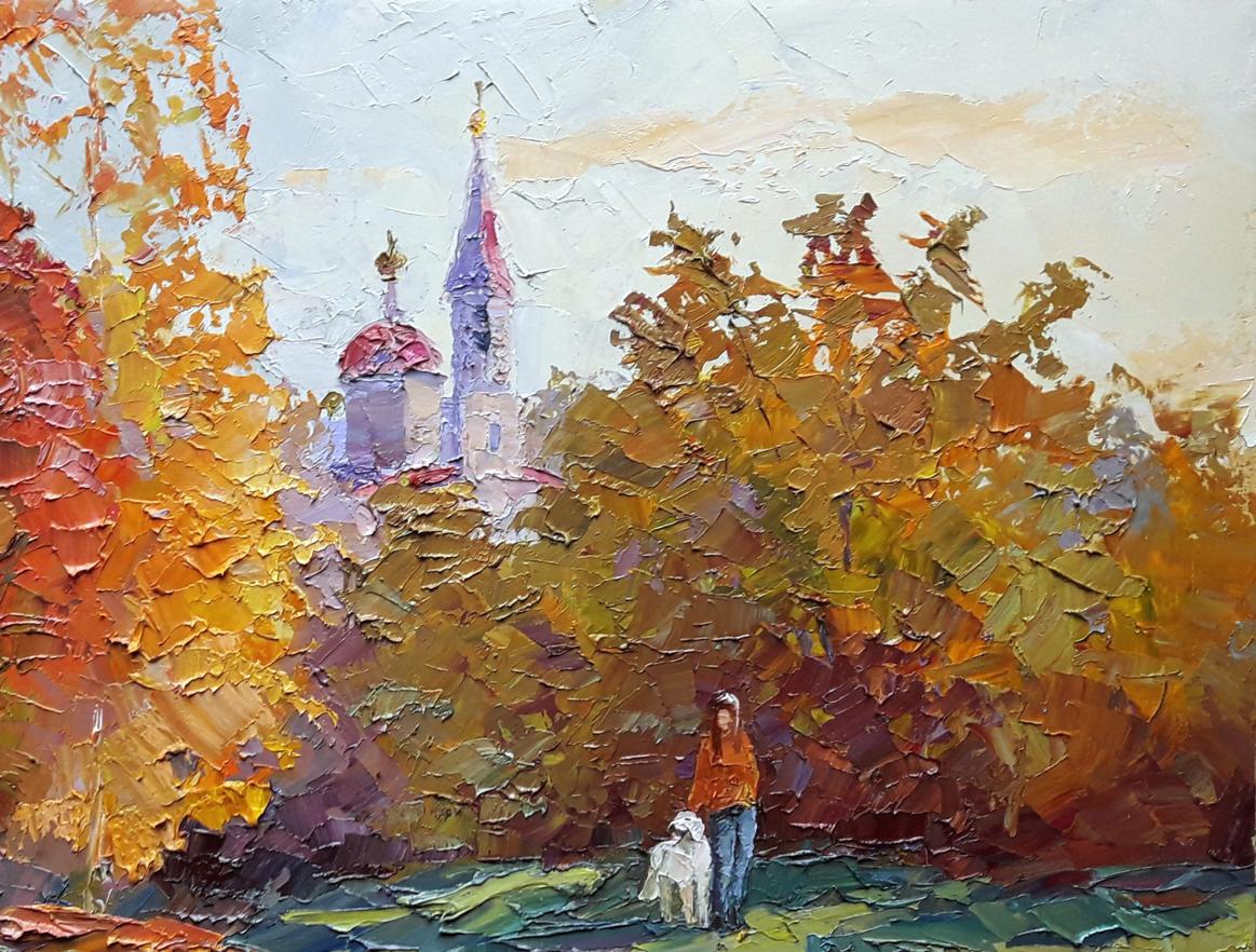 A profound sense of connection is depicted in Boris Petrovich Serdyuk's oil painting