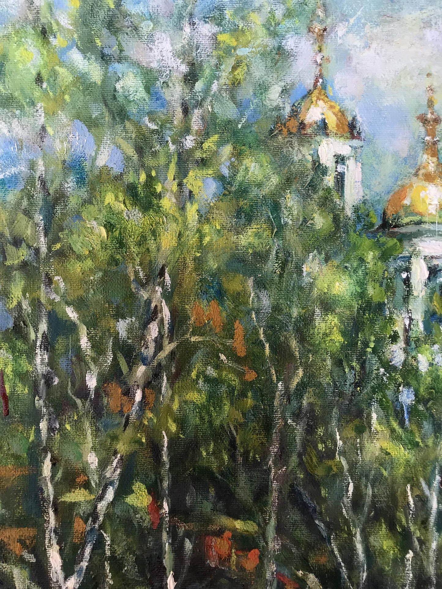 Sumy's birches take center stage in Ivan Leontyevich Shapoval's oil painting