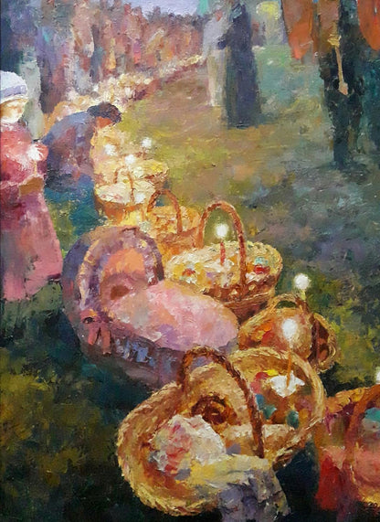 Oil painting Easter Serdyuk Boris Petrovich