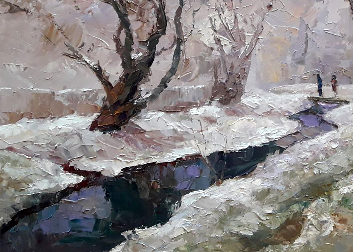 Oil painting Ditch Serdyuk Boris Petrovich