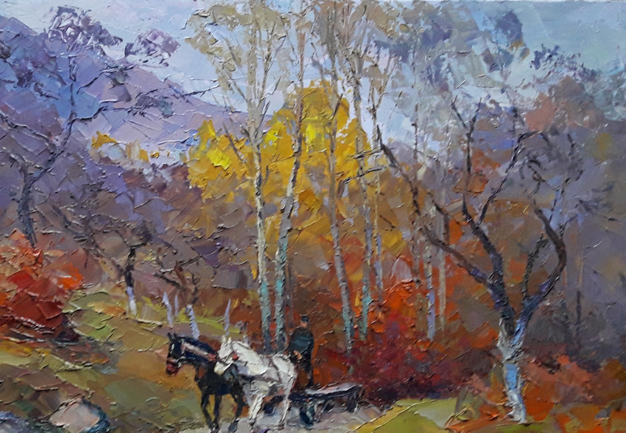 Oil painting Autumn worries Serdyuk Boris Petrovich №SERB 434