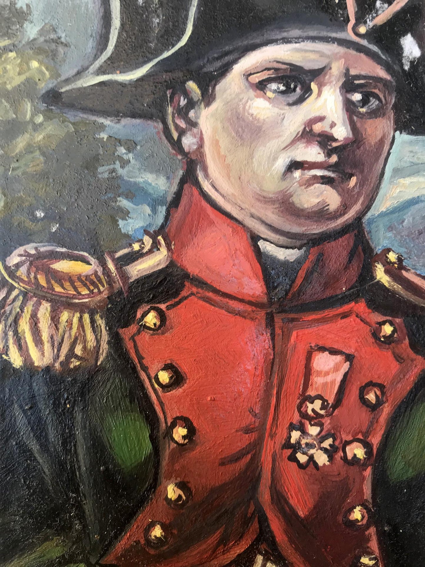 Oil painting Portrait of Napoleon Alexander Arkadievich Litvinov