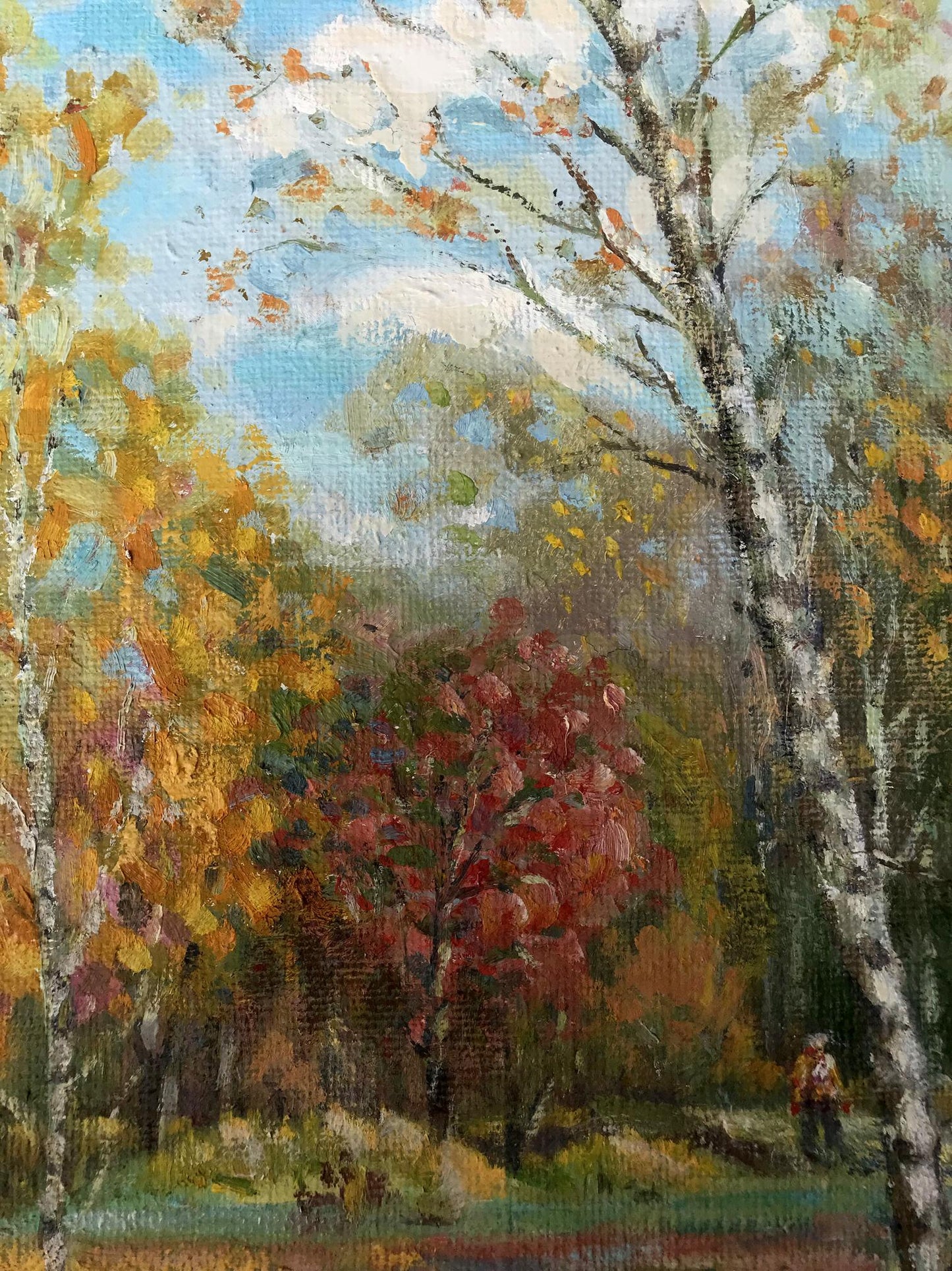 forest nature painting