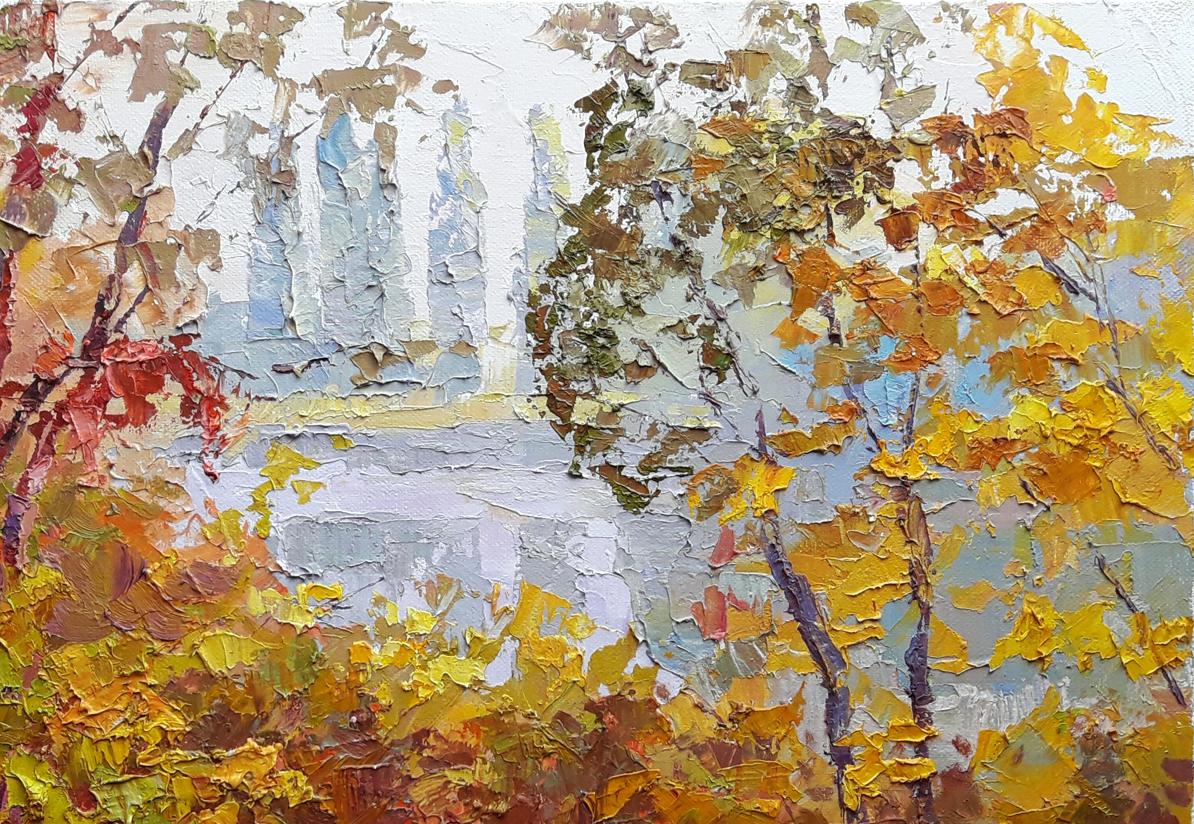 Oil painting Autumn gilding Serdyuk Boris Petrovich №SERB 363