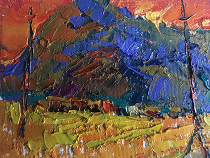 Oil painting Mountain high Ivanyuk Alex