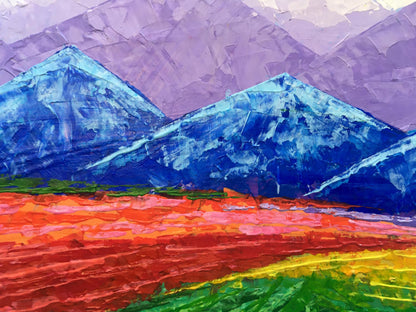 Oil painting Big mountains Zadorozhnya V. V.