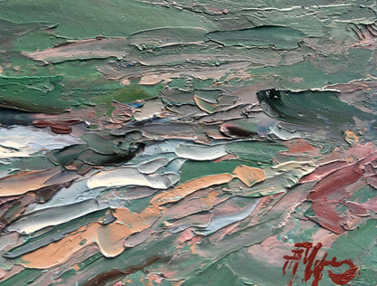 Oil painting Before the downpour Alexander Nikolaevich Cherednichenko