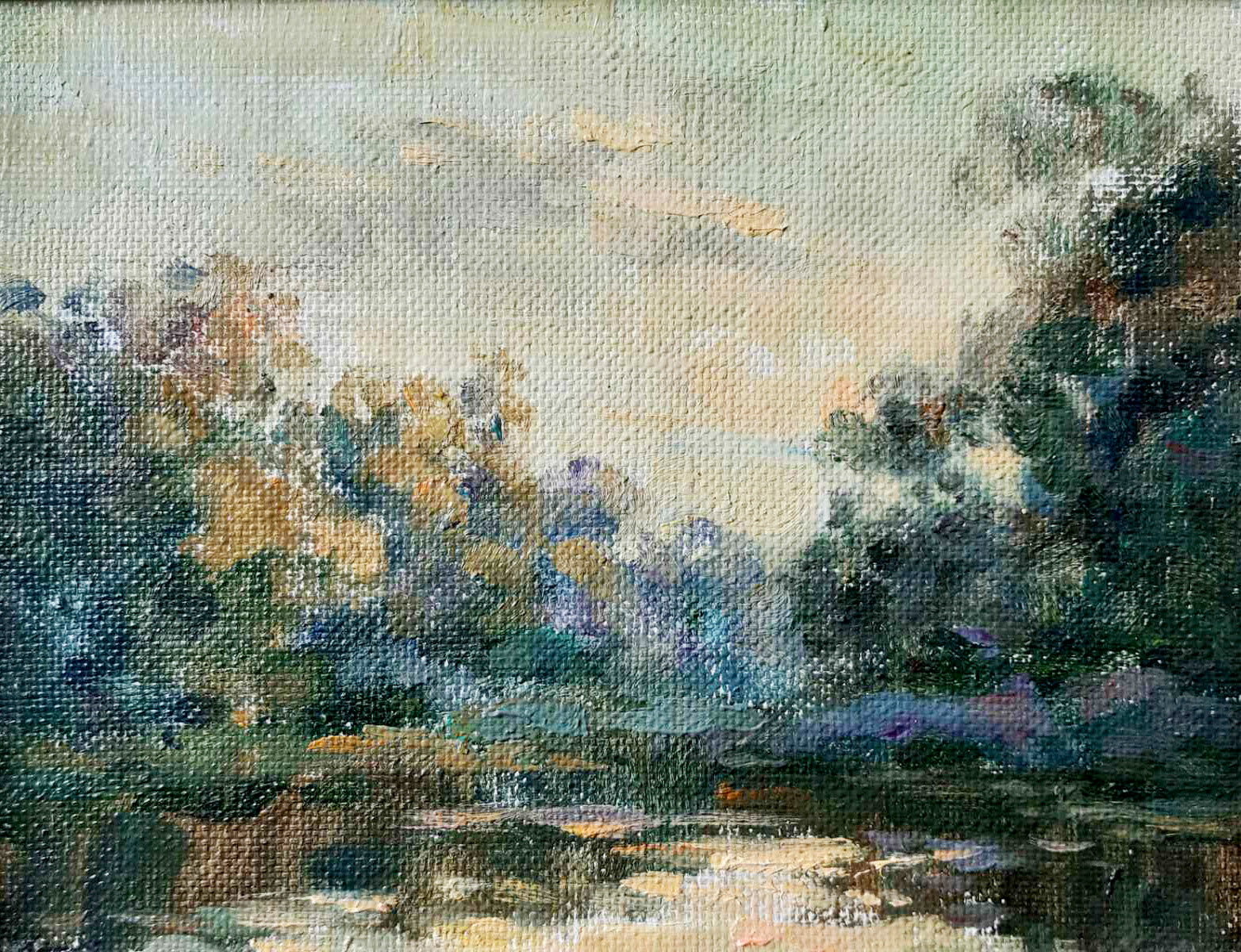 Oil painting Swamp Kovalenko Ivan Mikhailovich