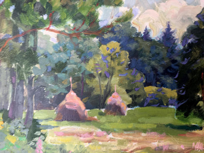 Oil painting September day Batrakov Vladimir Grigorievich
