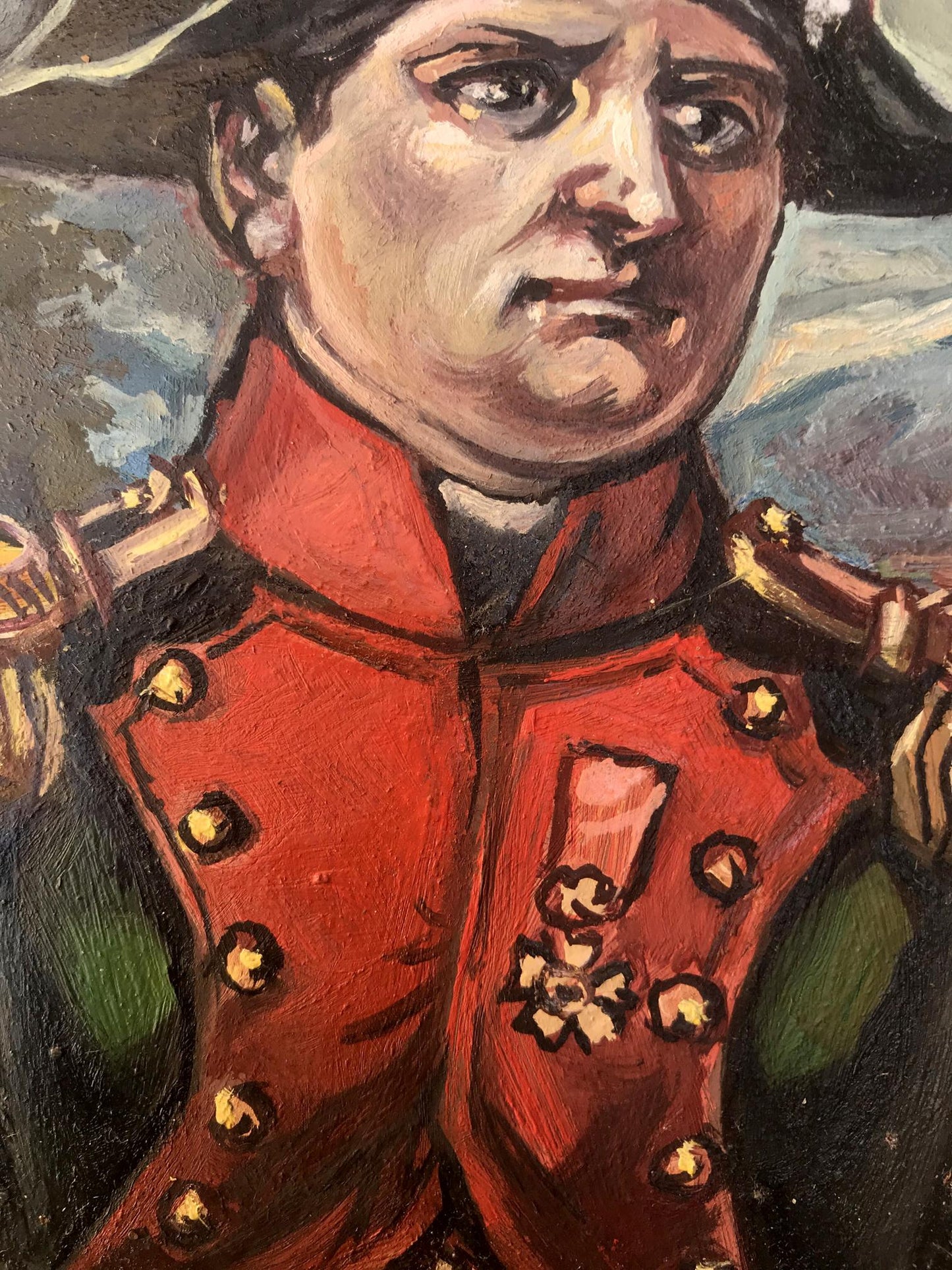 Oil painting Portrait of Napoleon Alexander Arkadievich Litvinov